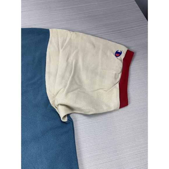 NWT Vintage Champion Shirt Men's Colorblock Polo Atlanta Olympics 1996‎ XL - Picture 5 of 9